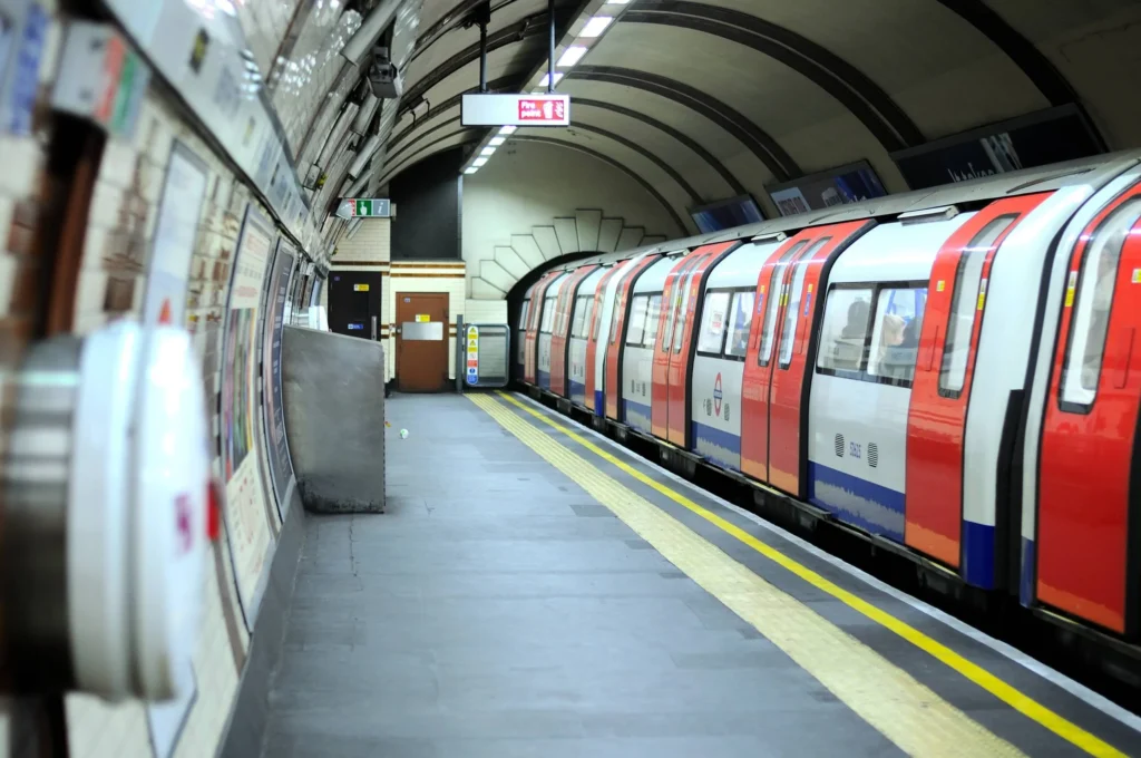 Underground station London